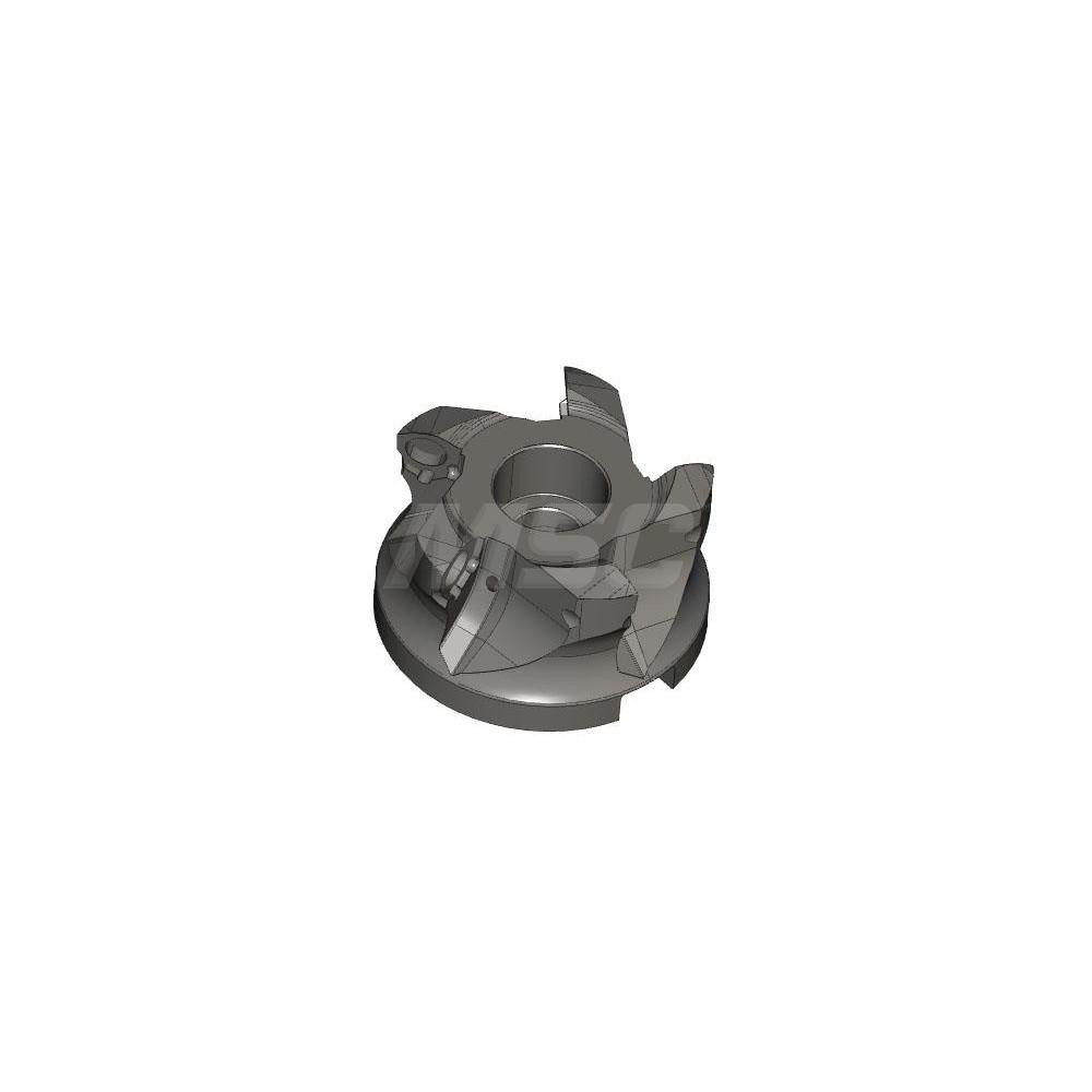 Iscar Indexable High-Feed Face Mill: 1.89 to 2.5" Cut Dia, 1" Arbor Hole - 3346895