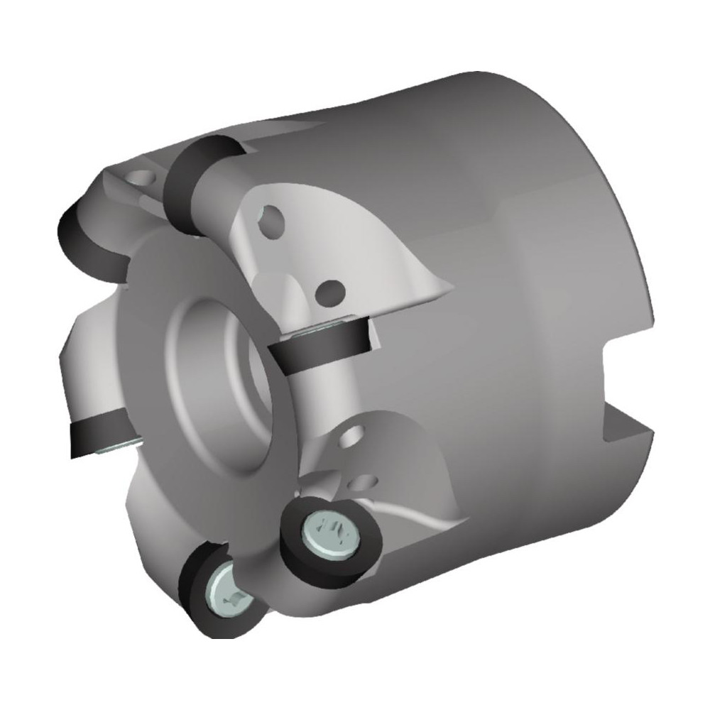Ceratizit Indexable Copy Face Mill: 50 mm Max Cut Dia, 22 mm Arbor Hole - 50686150