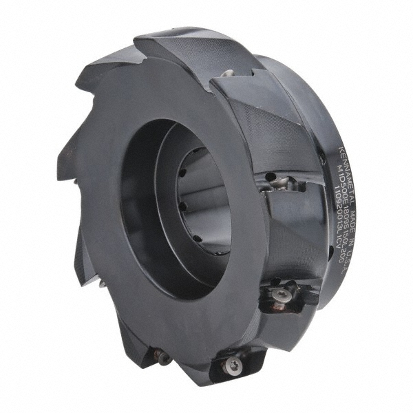 OSG 5" Cut Dia, 1-1/2" Arbor Hole Dia, 2.48" Max Depth, Indexable Square-Shoulder Face Mill - 7800810