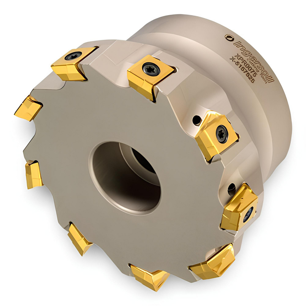 OSG 5" Cut Dia, 1-1/2" Arbor Hole Dia, 2.48" Max Depth, Indexable Square-Shoulder Face Mill - 7800810