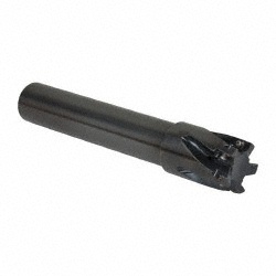 Kennametal Indexable Square-Shoulder End Mill: M1D125E1404C125L800, 1-1/4" Cut Dia, 14.48 mm Max Depth of Cut, 1-1/4" Dia Cylindrical Shank - 2624192