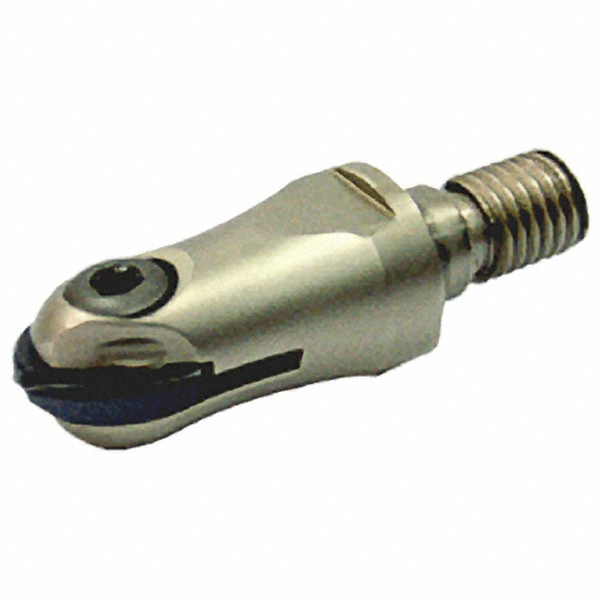 Iscar Indexable Ball Nose End Mill: 0.4724" Cut Dia, 1.7126" OAL - 3104174