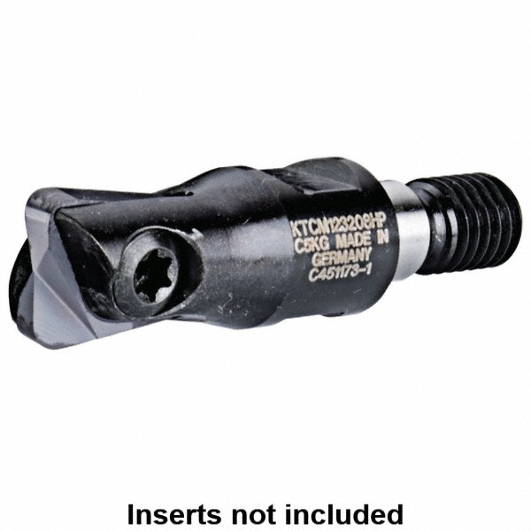 Iscar Indexable Ball Nose End Mill: 0.4724" Cut Dia, 1.7126" OAL - 3104174