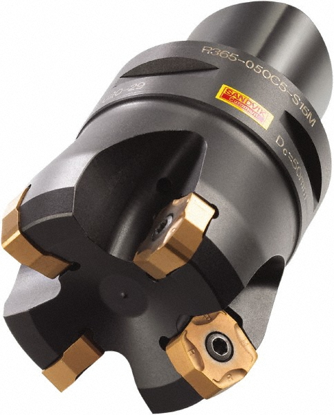 Sandvik Coromant 63.5mm Cut Dia, 63mm Arbor Hole, 5.47mm Max Depth of Cut, 45° Indexable Chamfer & Angle Face Mill - 6536294