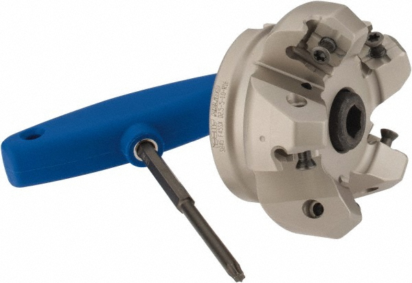 Iscar 2-1/2" Cut Dia, 1" Arbor Hole, 0.276" Max Depth of Cut, 45° Indexable Chamfer & Angle Face Mill - 3104580