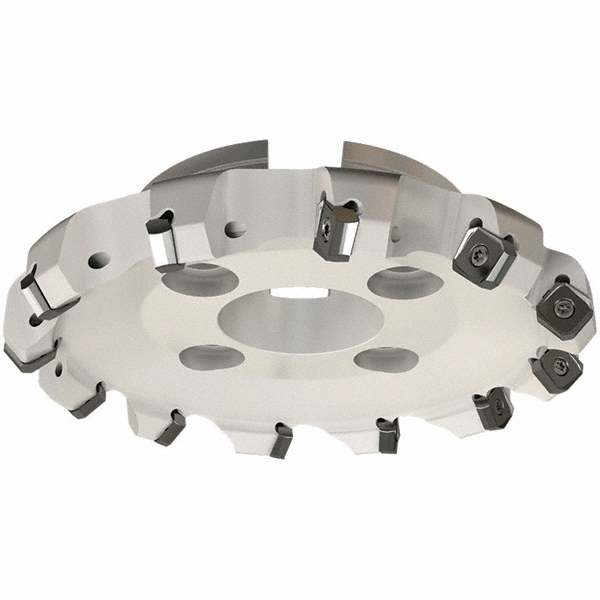 Iscar 2-1/2" Cut Dia, 1" Arbor Hole, 0.276" Max Depth of Cut, 45° Indexable Chamfer & Angle Face Mill - 3104580