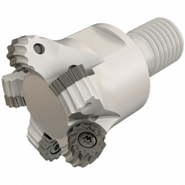 Seco Indexable Copy End Mill: 1-1/2" Cut Dia, 0.295" Max Depth of Cut, Through Coolant - 02520346