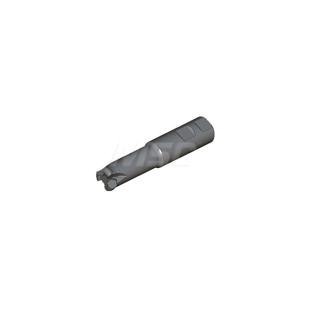 Seco Indexable Copy End Mill: 1-1/2" Cut Dia, 0.295" Max Depth of Cut, Through Coolant - 02520346