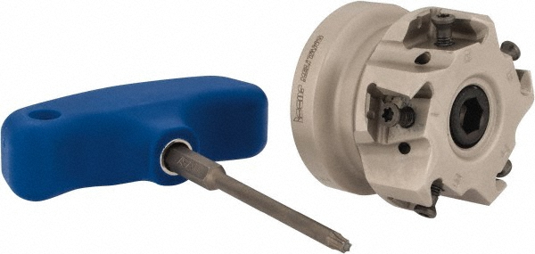 Iscar 2" Cut Dia, 3/4" Arbor Hole Dia, 0.303" Max Depth, Indexable Square-Shoulder Face Mill - 3104163