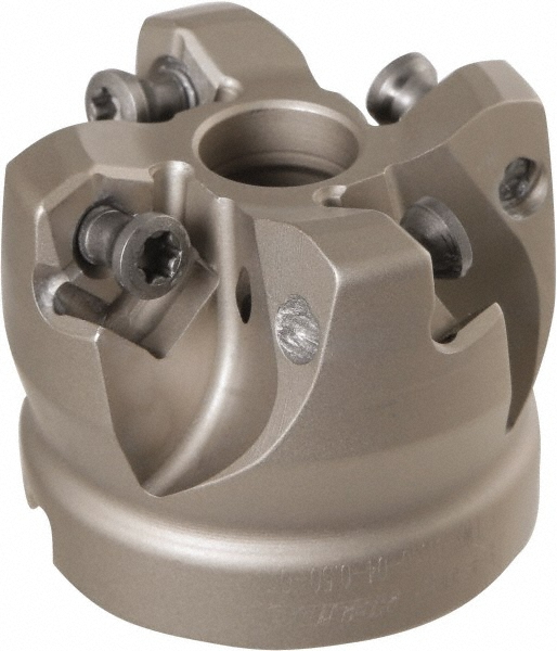 Iscar Indexable High-Feed Face Mill: 1.99 to 2.5" Cut Dia, 1" Arbor Hole - 3106845