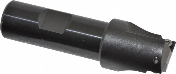 Kennametal Indexable Square-Shoulder End Mill: KIPR100SD260, 1" Cut Dia, 0.28" Max Depth of Cut, 3/4" Dia Weldon Flat Shank - 1023643