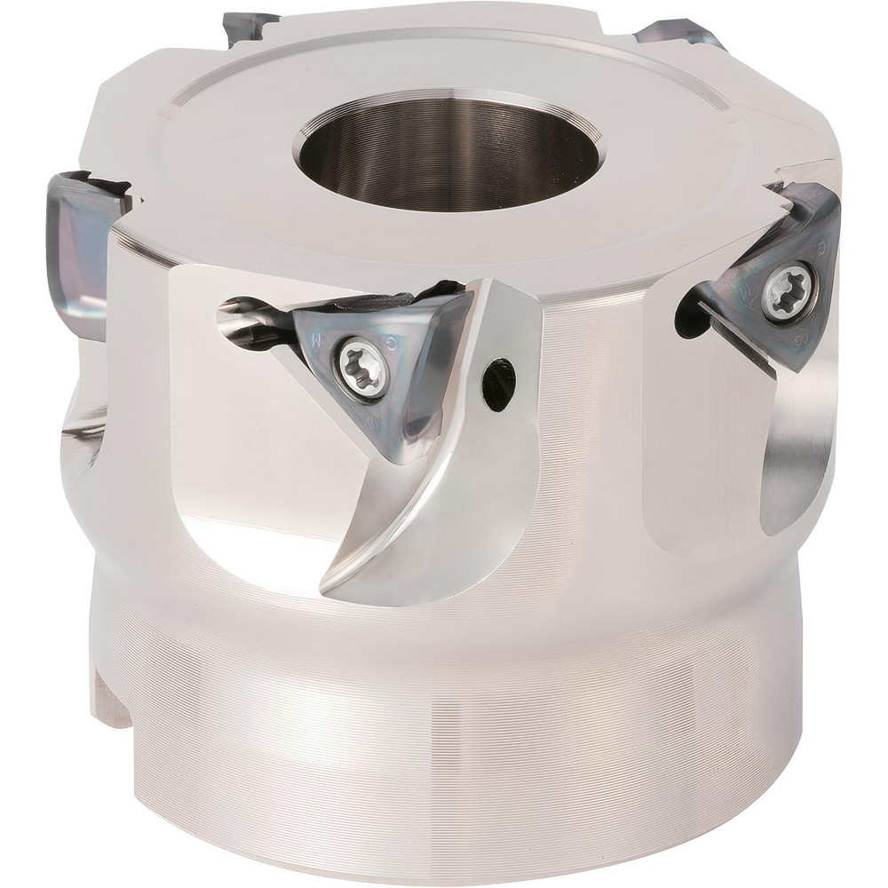 Tungaloy 63mm Cut Dia, 22mm Arbor Hole Dia, Indexable Square-Shoulder Face Mill - 6999394