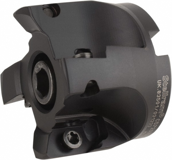 Seco Indexable High-Feed Face Mill: 1.346 to 2" Cut Dia, 0.75" Arbor Hole - 00098952