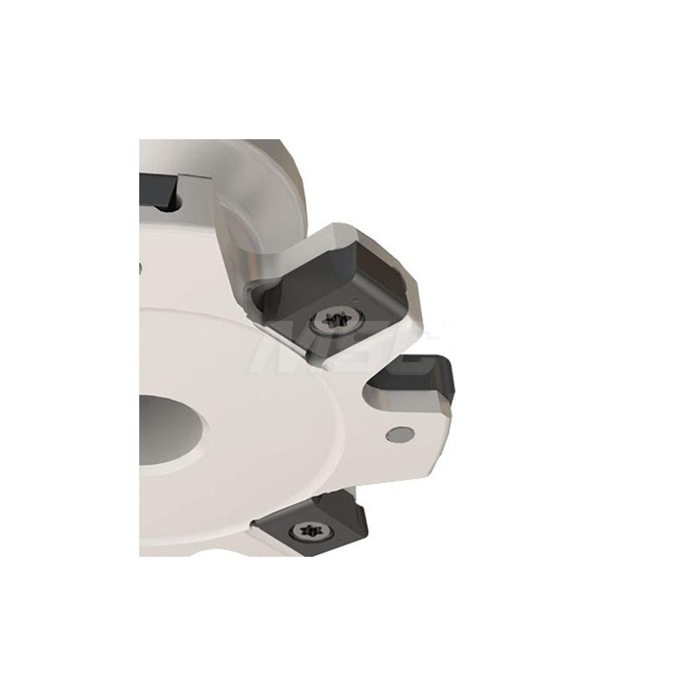 Iscar Indexable Slotting Cutter: 0.3940" Cutting Width, 5.0000" Cutter Dia, Shell Mount B Connection, 1.4100" Depth of Cut, 1.2500" Hole Dia, 1.2500" Shank Dia - 3103147