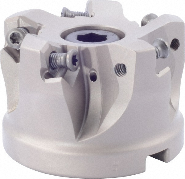Ingersoll Cutting Tools Indexable High-Feed Face Mill: 1.17 to 2" Cut Dia, 0.75" Arbor Hole - 2900611