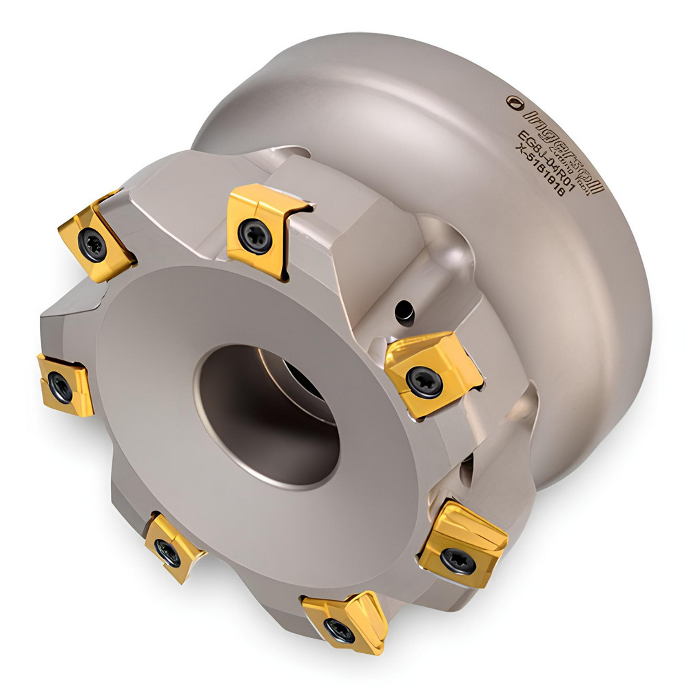 Ingersoll Cutting Tools Indexable High-Feed Face Mill: 1.17 to 2" Cut Dia, 0.75" Arbor Hole - 2900611