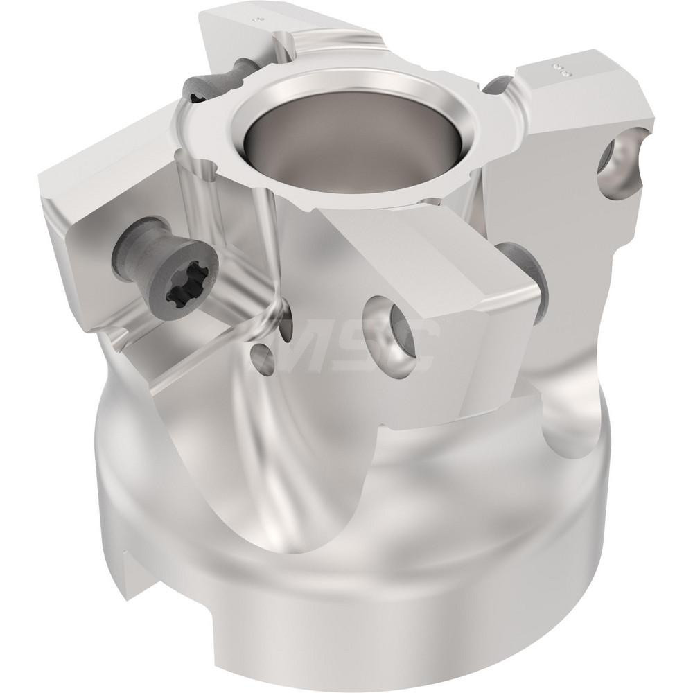 Seco Indexable High-Feed Face Mill: 2.28 to 3" Cut Dia, 1" Arbor Hole - 02427189