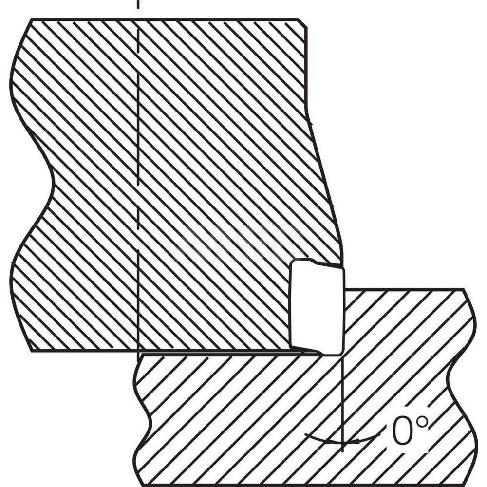 Kyocera 3" Cut Dia, 1" Arbor Hole Dia, 0.394" Max Depth, Indexable Square-Shoulder Face Mill - 8818498