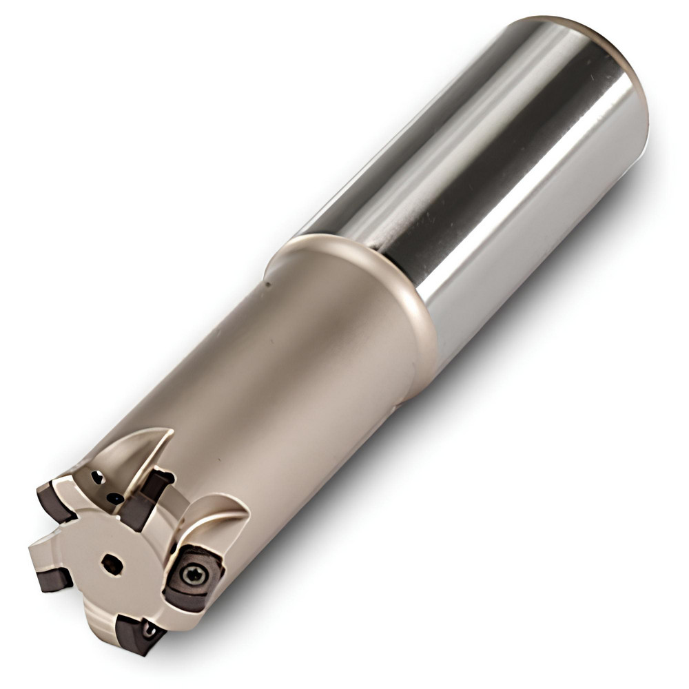 Iscar Indexable High-Feed End Mill: FF EW D1.00-3.0-W1.0, 1" Cut Dia, 1" Shank Dia, Weldon Flat Shank - 3103257