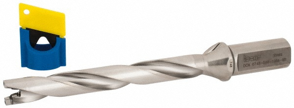 Iscar Indexable High-Feed End Mill: FF EW D1.00-3.0-W1.0, 1" Cut Dia, 1" Shank Dia, Weldon Flat Shank - 3103257