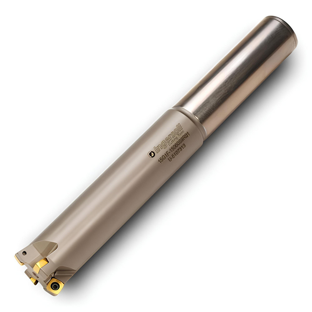 Iscar Indexable High-Feed End Mill: FF EW D1.00-3.0-W1.0, 1" Cut Dia, 1" Shank Dia, Weldon Flat Shank - 3103257
