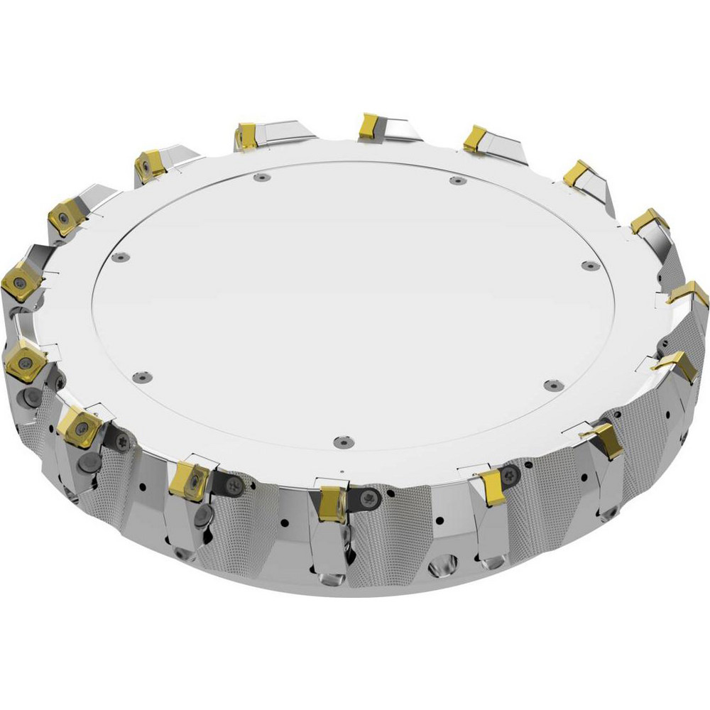 Seco 12.992" Max Cut Dia, 2-1/2" Arbor Hole, 0.236" Max Depth of Cut, 48° Indexable Chamfer & Angle Face Mill - 03213794