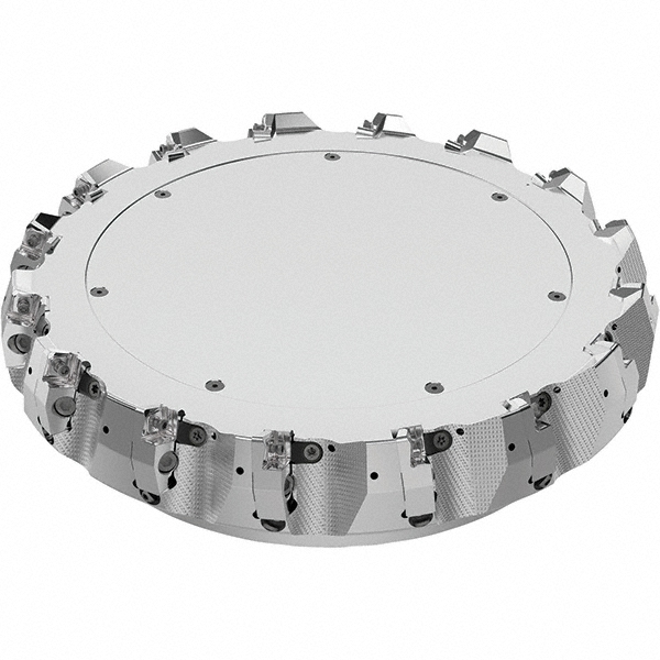 Seco 12.992" Max Cut Dia, 2-1/2" Arbor Hole, 0.236" Max Depth of Cut, 48° Indexable Chamfer & Angle Face Mill - 03213794