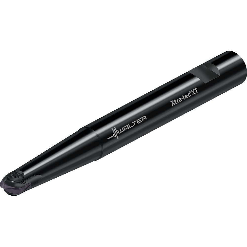 Ceratizit Indexable Ball Nose End Mill: 1.25" Cut Dia, Solid Carbide, 10" OAL - 5868562502