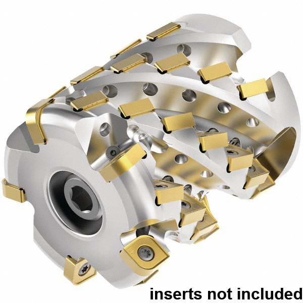 Walter 63mm Cut Dia, 27mm Arbor Hole Dia, Indexable Square-Shoulder Face Mill - 5001490