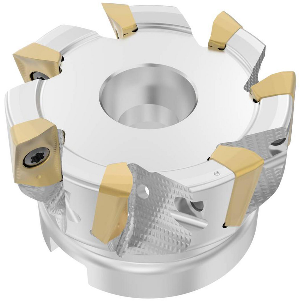 Walter 63mm Cut Dia, 27mm Arbor Hole Dia, Indexable Square-Shoulder Face Mill - 5001490