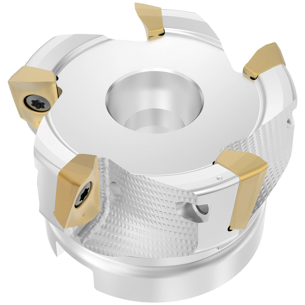 Walter 63mm Cut Dia, 27mm Arbor Hole Dia, Indexable Square-Shoulder Face Mill - 5001490