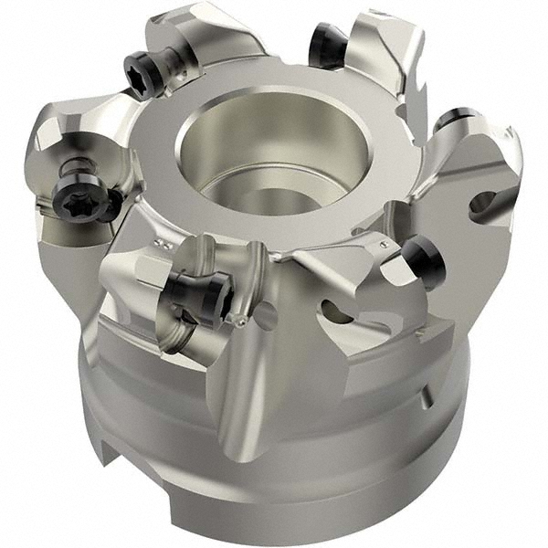 Seco Indexable Copy Face Mill: 3/4" Arbor Hole - 03279243