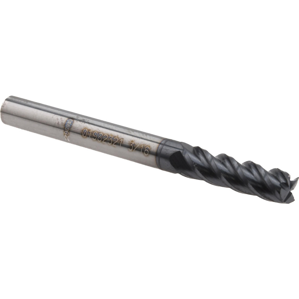 Seco Indexable Square-Shoulder End Mill: R217.69-00.375-0-06.2A, 3/8" Cut Dia, 0.197" Max Depth of Cut, 3/8" Dia Cylindrical Shank - 02504118