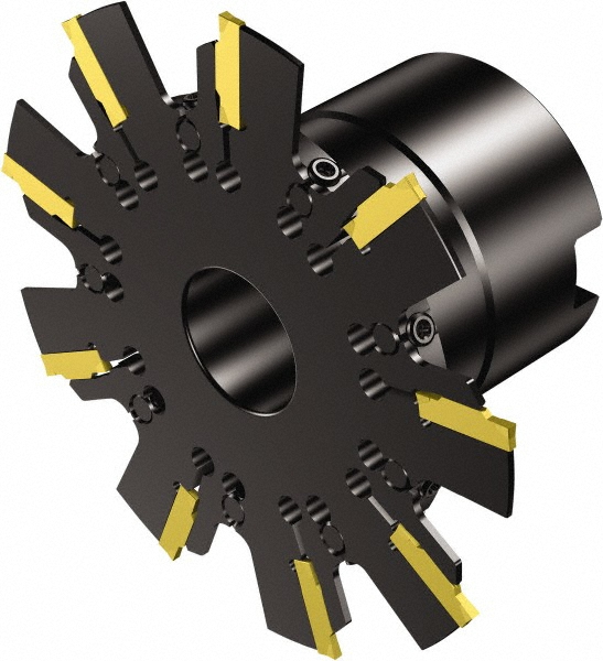 Sandvik Coromant Indexable Slotting Cutter: 2.00 mm Cutting Width, 100.00 mm Cutter Dia, Arbor Connection, 15.00 mm Depth of Cut, 15.00 mm Depth of Cut, 22.00 mm Shank Dia, Right Hand - 5758877