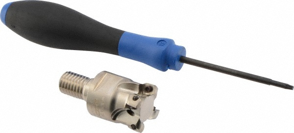 Seco Indexable High-Feed End Mill: R217.21-0.75-0-R100.2, Cylindrical Shank - 02559353