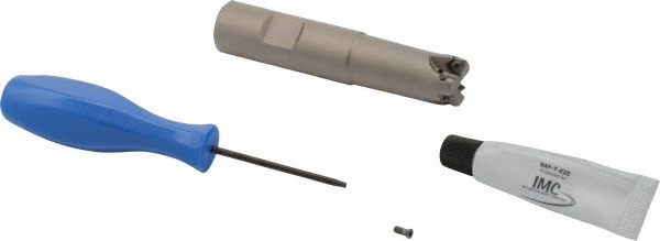 Seco Indexable High-Feed End Mill: R217.21-0.75-0-R100.2, Cylindrical Shank - 02559353