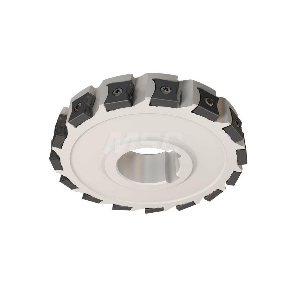 Kennametal Indexable Slotting Cutter: 14.00 mm Cutting Width, 100.00 mm Cutter Dia, Arbor Connection, 25.87 mm Depth of Cut, 25.87 mm Depth of Cut, Neutral - 2442595