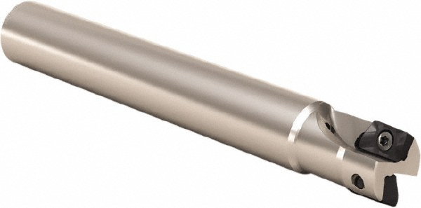 Iscar Indexable Square-Shoulder End Mill: HCED16-B-L160-C25, 16 mm Cut Dia, 25 mm Dia Cylindrical Shank - 3103704