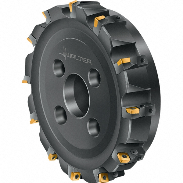 Walter 250mm Cut Dia, 60mm Arbor Hole Dia, Indexable Square-Shoulder Face Mill - 6835007