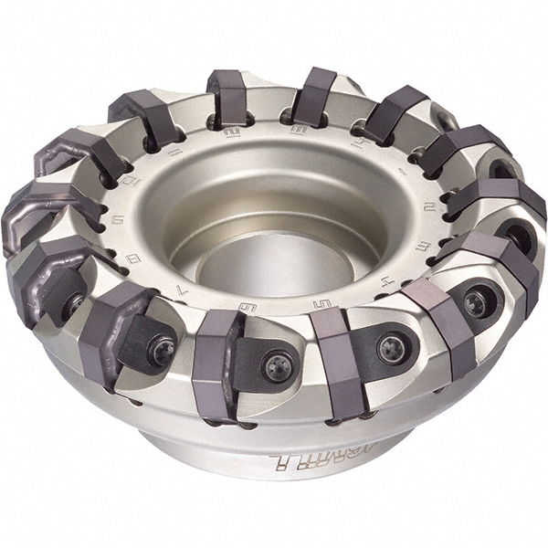 Iscar 3.49" Cut Dia, 1" Arbor Hole, 0.217" Max Depth of Cut, 45° Indexable Chamfer & Angle Face Mill - 3181059