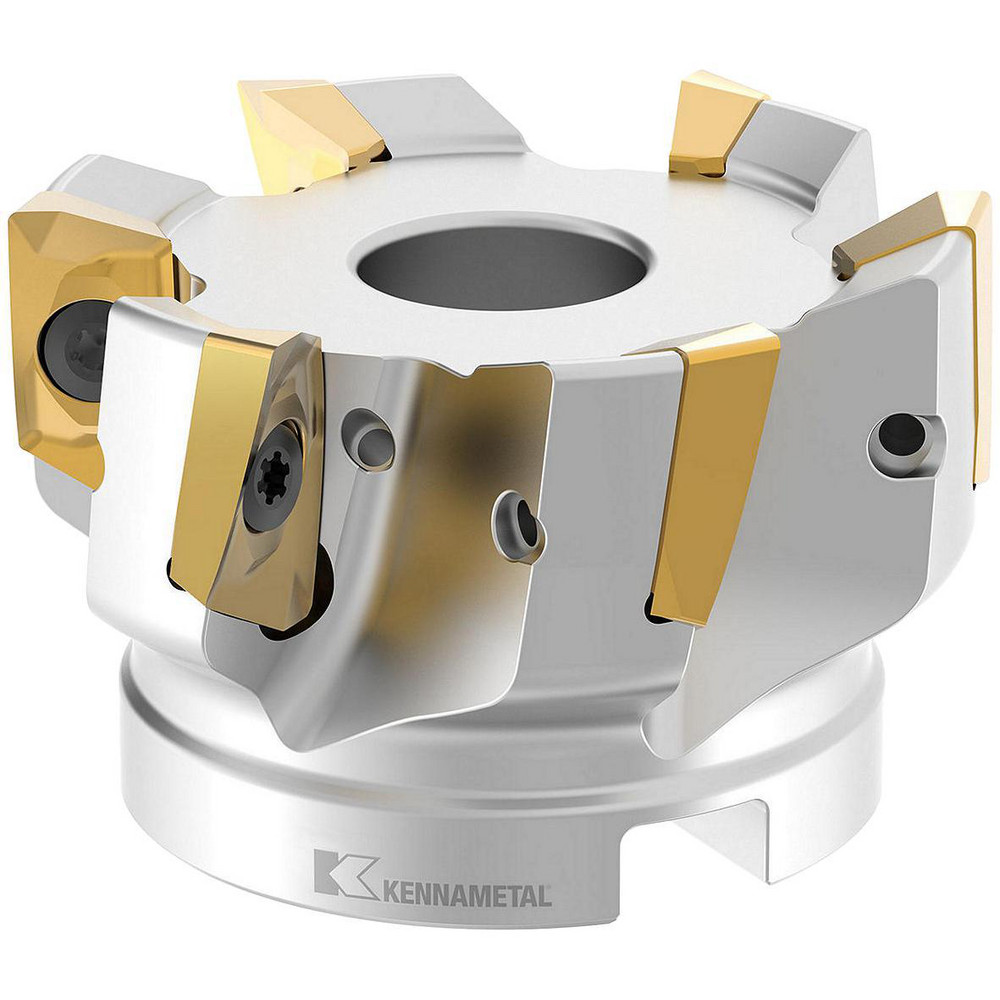 Walter 152.4mm Cut Dia, 38.1mm Arbor Hole Dia, 3mm Max Depth, Indexable Square-Shoulder Face Mill - 6592070
