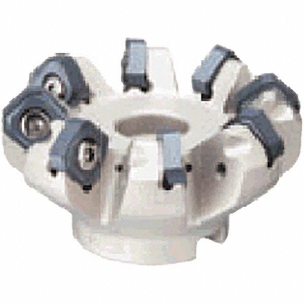 Tungaloy 160mm Cut Dia, 2" Arbor Hole Dia, Indexable Square-Shoulder Face Mill - 6860138