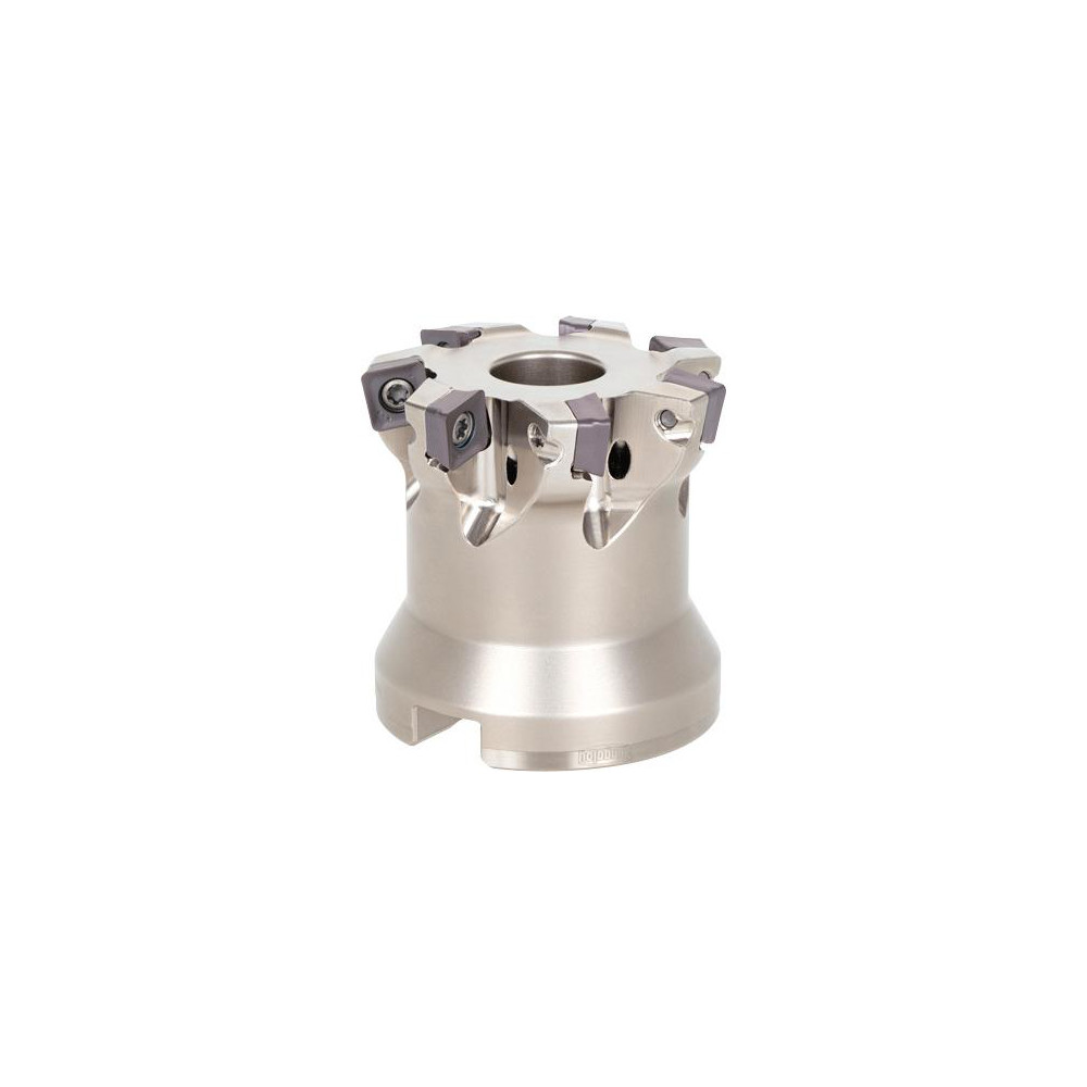 Tungaloy Indexable High-Feed Face Mill: 1.9055 to 2.5" Cut Dia, 0.75" Arbor Hole - 6797115