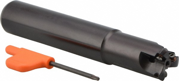 Seco Indexable High-Feed End Mill: R217.21-0.750-0-R100., Cylindrical Shank - 02548132