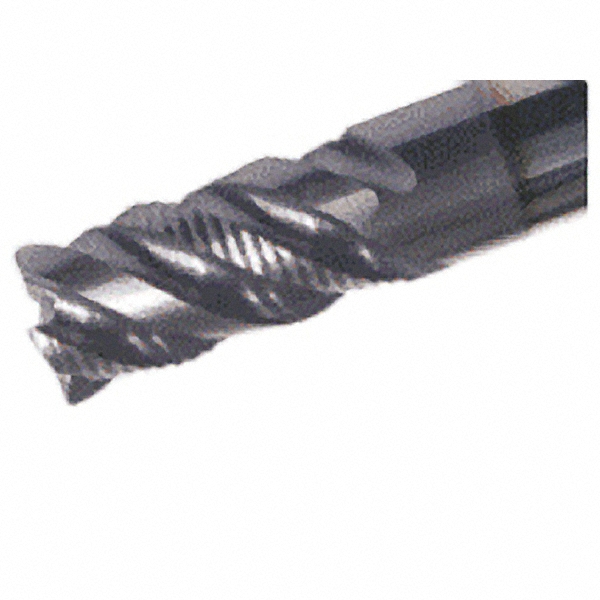 Iscar 30° Lead Angle, 0.88" to 1-1/4" Cut Dia, 1-1/4" Shank Dia, Indexable & Chamfer End Mill - 3106347