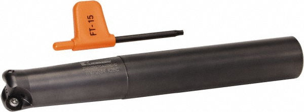 Iscar Indexable Copy End Mill: 15 to 25 mm Cut Dia, 7.5 mm Max Depth of Cut, Through Coolant - 3105996
