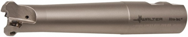 Walter 1-1/4" Cut Dia, 31.75mm Shank Dia, Indexable & Chamfer End Mill - 5636987