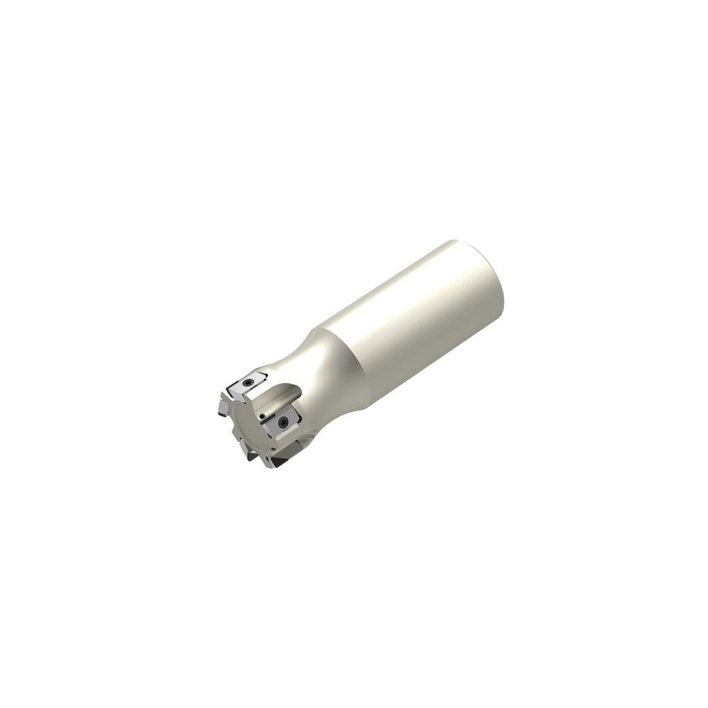 Ceratizit Indexable Square-Shoulder End Mill: CHPC.20.R.03-04-A-25, 20 mm Cut Dia, 4 mm Max Depth of Cut, 20 mm Dia Cylindrical Shank - 5068002003