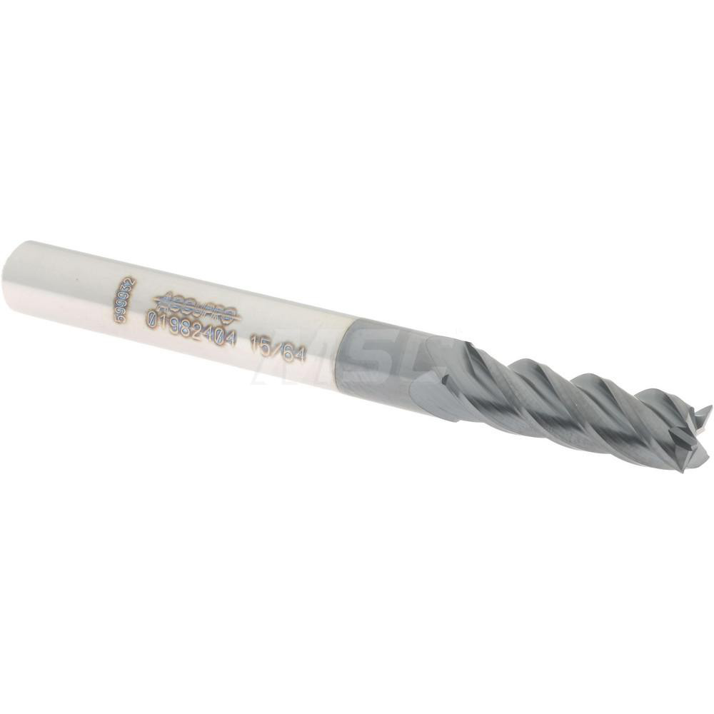 Kennametal Indexable Square-Shoulder End Mill: M1D100E1004C100L800R, 1" Cut Dia, 0.385" Max Depth of Cut, 1" Dia Cylindrical Shank - 3742546