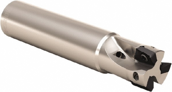 Seco Indexable Square-Shoulder End Mill: R217.94-1616.0-08-2A, 16 mm Cut Dia, 8 mm Max Depth of Cut, 16 mm Dia Cylindrical Shank - 02827519